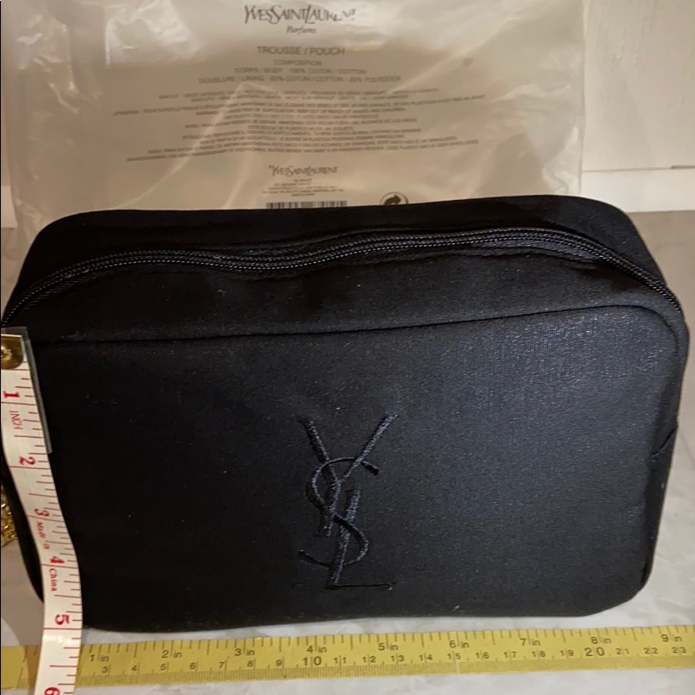 Black Yves Saint Laurent Cosmetic Bag - Picture 5 of 5